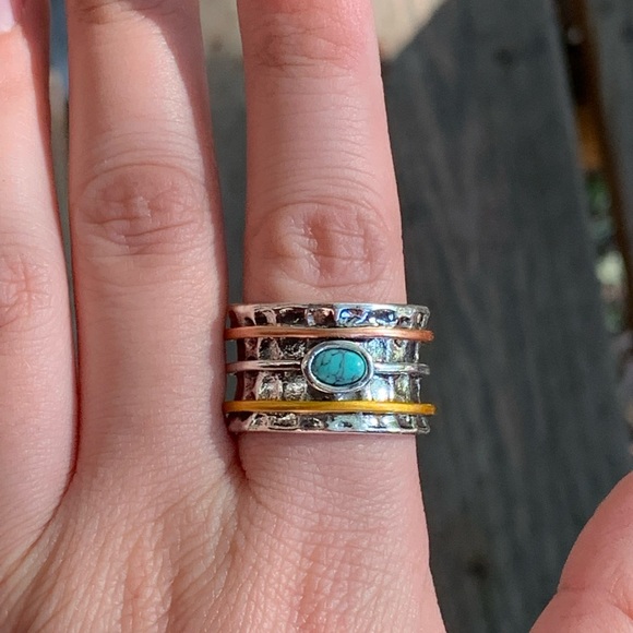 ❗️LAST CHANCE 9/30❗️BOHO 3 TONE RING - Picture 6 of 10